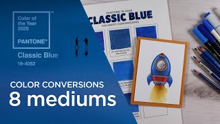 Pantone Color of the Year: Color Conversions for 8 mediums