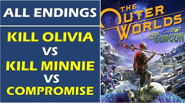 Peril On Gorgon: All Endings | Olivia vs Minnie vs Compromise | Outer Worlds: Ambrose Intersection