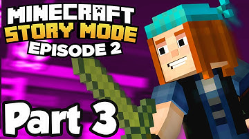 Minecraft: Story Mode [Episode 2] Part 3 - BATTLE AGAINST IVOR!!! (Full Gameplay)