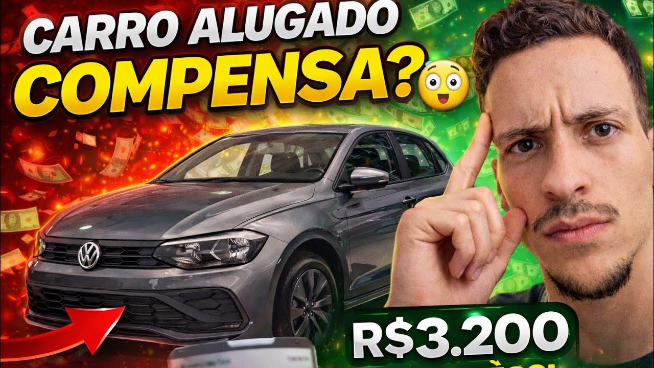 Alugar carro para Uber compensa em 2026? POLO TRACK - UBERX / COMFORT / 99POP 