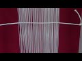 Adding Warps to Loom for Kilim Weaving