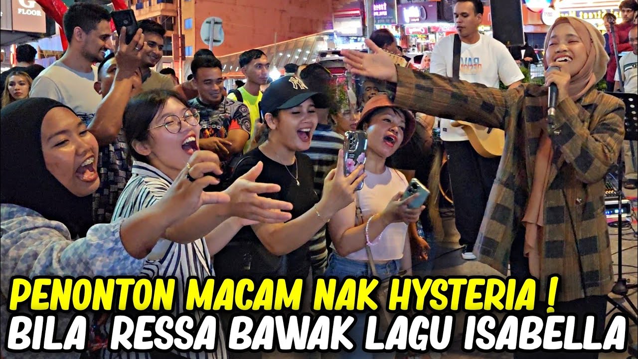 Penonton jadi tak keruan bila Ressa Rabani bawa lagu Isabella,sempoi dah macam konsert tak berbayar