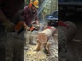 Mastering the chainsaw technique 🎯🛠️