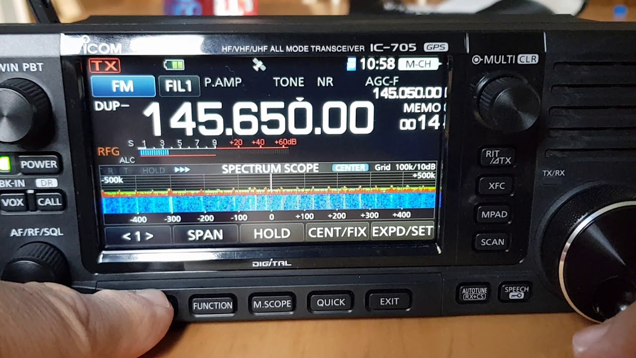 Icom IC705 how to tag memory channels - YouTube