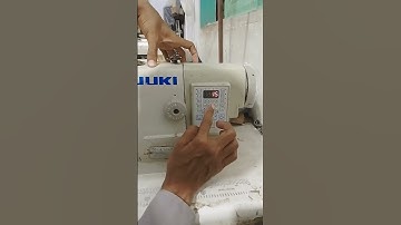 Juki DDL-8700 Reset.