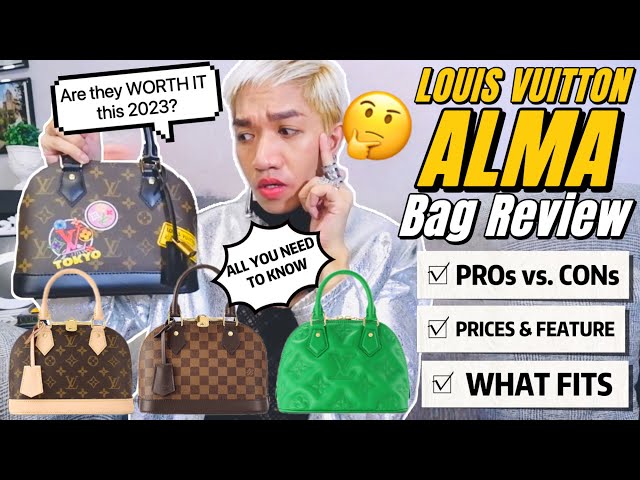 Louis Vuitton Hot Pink Monogram Vernis Alma BB Bag - Yoogi's Closet