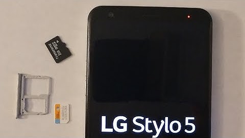 LG Stylo 5 how to insert and remove SIM &  SD card.