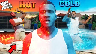 GTA 5 : Franklin Survive In Extreme Hot And Cold Conditions Near Franklin's House.. (GTA 5 Mods)