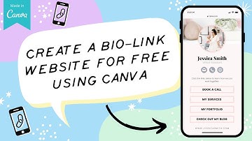 How to Create a Link in Bio Mobile Website Using Canva | PLUS a Free Canva Template