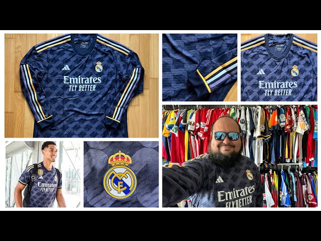 La nueva camiseta visitante 2023-2024 del Real Madrid, en escena