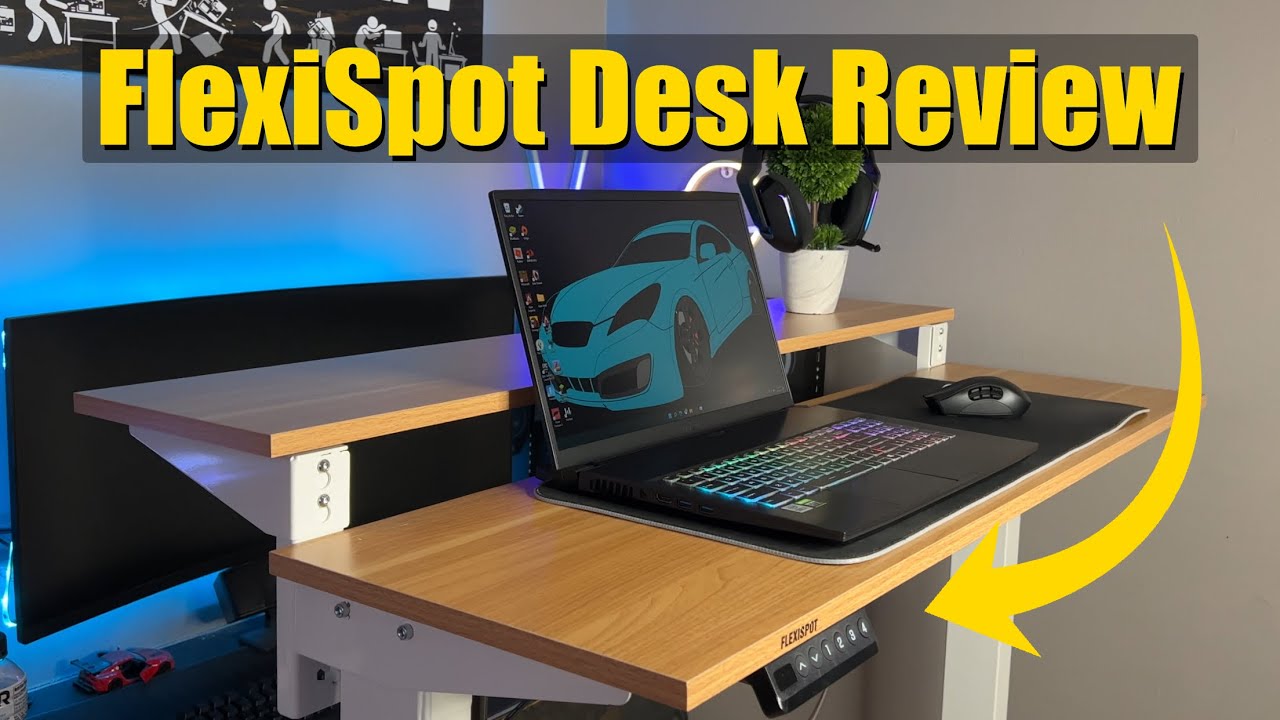 FlexiSpot EF1 Standing Desk Review (Programmable Height Settings) 