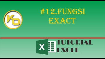 EXCEL FUNGSI EXACT(MEMBANDINGKAN 2 TEKS)