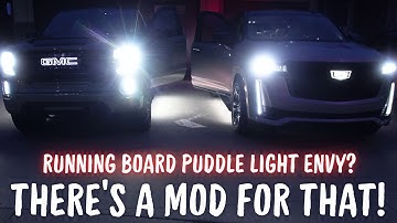 Upgrade Your Lumastep M2 Power Running Boards with White Puddle Lamps!