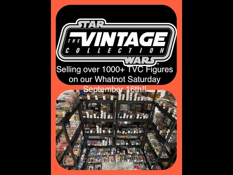 Selling Star Wars The Vintage Collection live online | 1000+ figures selling half the line in a day!