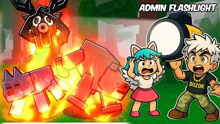 Oyuna ADMIN Flashlight 🔦 ile BAŞLADIM!! TÜM ADMIN Eşyalarını BULDUM 😱 ROBLOX 99 NIGHTS IN FOREST 🌲