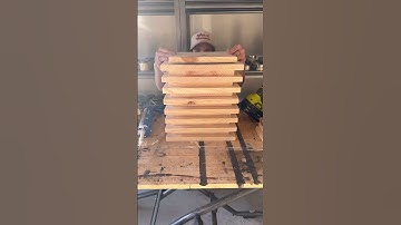 The EASIEST DIY wooden side table! ✨ #diyfurniture #diyprojects #easydiy