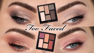 NEW Too Faced Mini Born This Way Eyeshadow Palettes | 4 Eyeshadow Tutorials