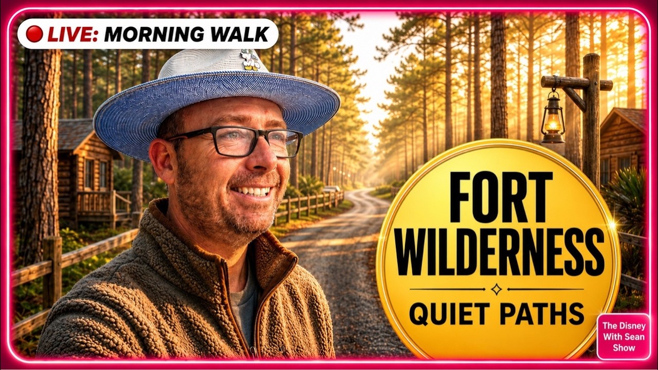 🔴 LIVE: Fort Wilderness & Magic Kingdom Morning | Sunrise, Boat Ride, Dapper Dans & More | Day 311
