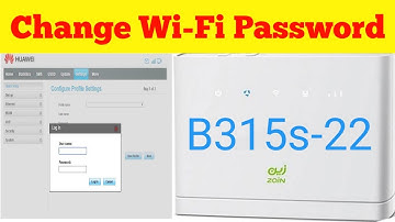 How to Change Wifi Password in Mobile, PC, Laptop 2022 | How To Change WiFi Password Huawei B315s-22