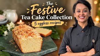 Eggless Coconut Cake, Sooji Milk Cake, Mawa cake, Bengaluru Style Honey Cake, Nut Overload Cake