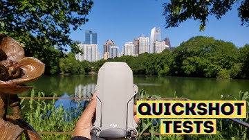 DJI Mavic mini quickshots| QuickShot | Quickshot Modes| Circle Helix Dronie Rocket QuickShots