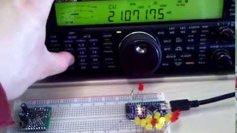Arduino USB banddecoder for KENWOOD v0.1