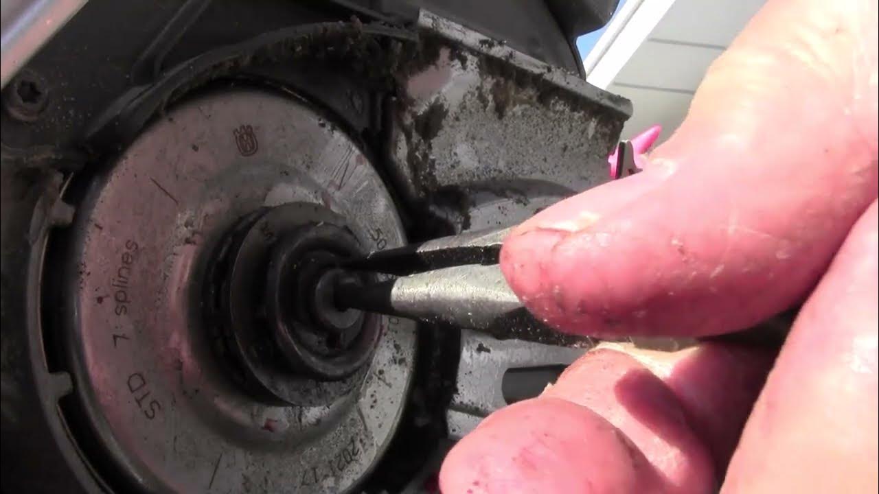 How To Grease Your Husqvarna Sprocket Bearing YouTube