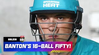 Famous 50 OFF 16 BALLS 😲 Tom Banton Goes BIG Against Sydney Thunder | #BBL09 Profile
