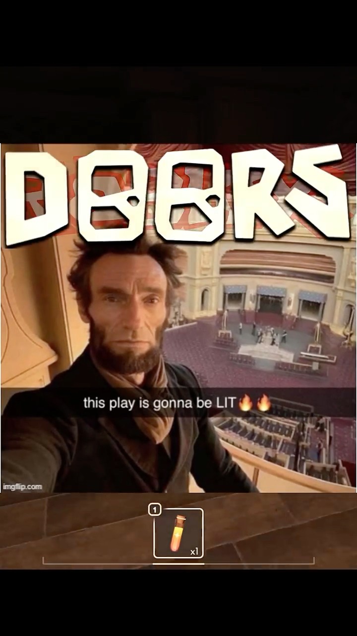 Abraham Lincoln In Roblox Doors Roblox Shorts Doors YouTube Oardefault 