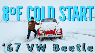 Cold Start On A 1967 VW Beetle, Will It Run?