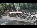 How To Build a Level Shed, tiny houses, barn foundation, platform by Jon Peters