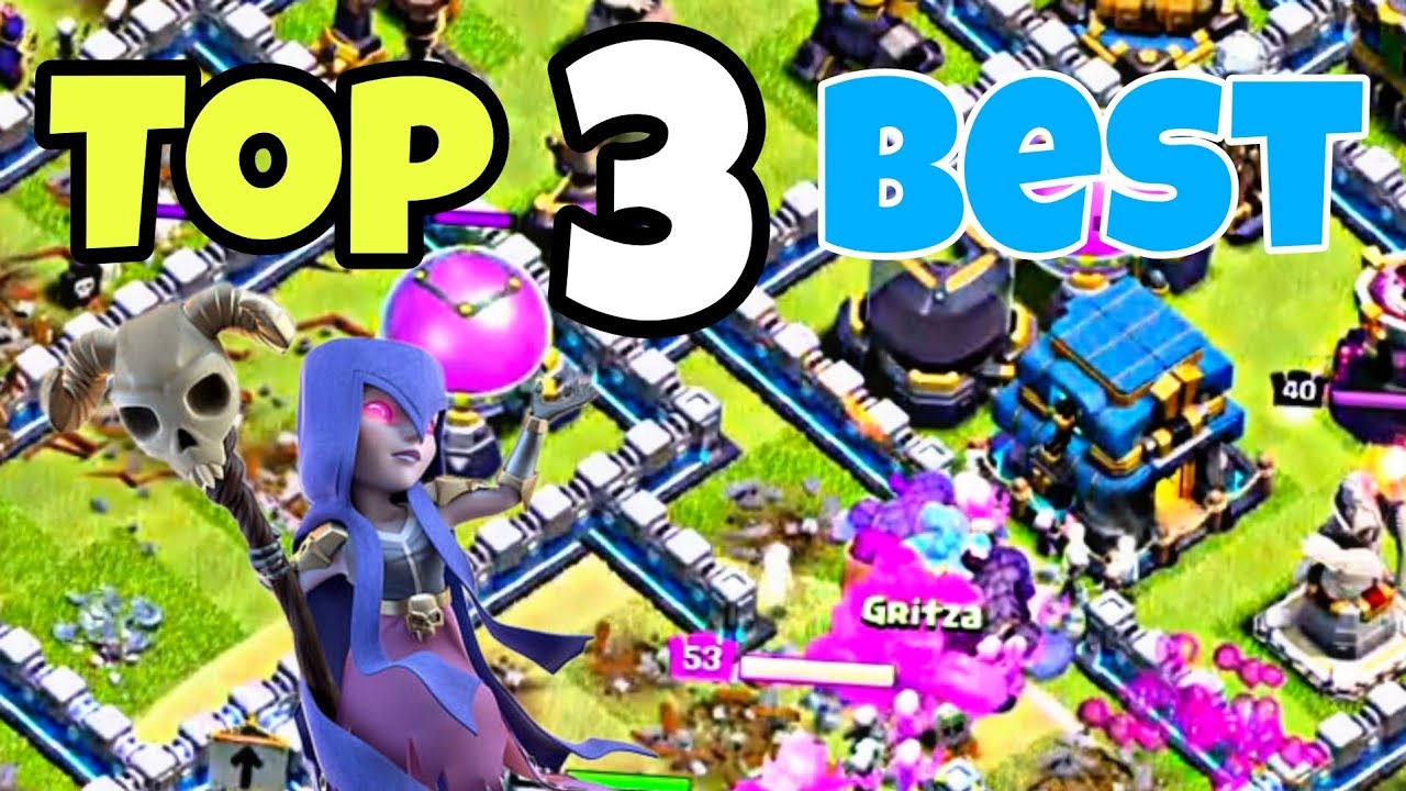 Top 3 best attack strategies for Th12 Th12 attack strategy YouTube