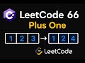 LeetCode 66: Plus One | C# Solution | Array Manipulation |