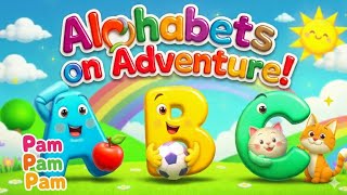 3D ABC Song for Kids |Alphabets on Adventure|Fun Learning Video A to Z #vijuopeneye #trending #viral