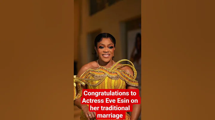 congratulations t Nollywood actress Eve Esin on her traditional marriage #marriage #eveesin