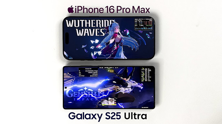 Galaxy S25 Ultra vs iPhone 16 Pro Max in Genshin Impact & Wuthering Waves | Gaming FPS Test.