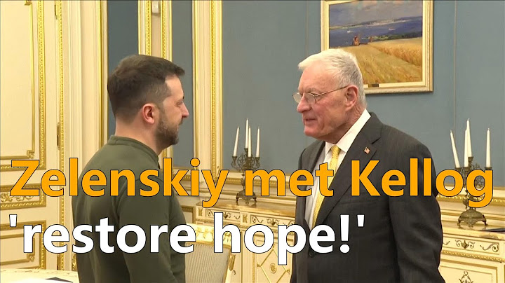 'We got hope restored!' Zelenskiy meets US envoy Kellogg in Kyiv but press conference cancelled