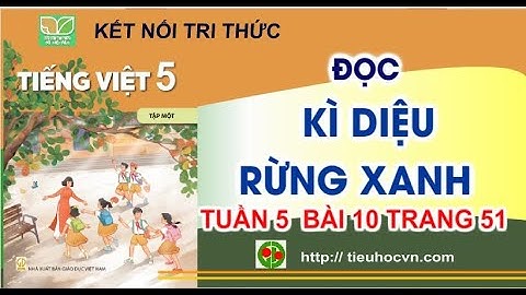 Đọc: Kì diệu rừng xanh | Tiếng Việt 5 Tuần 5 bài 10 Sách Kết nối  Trang 51