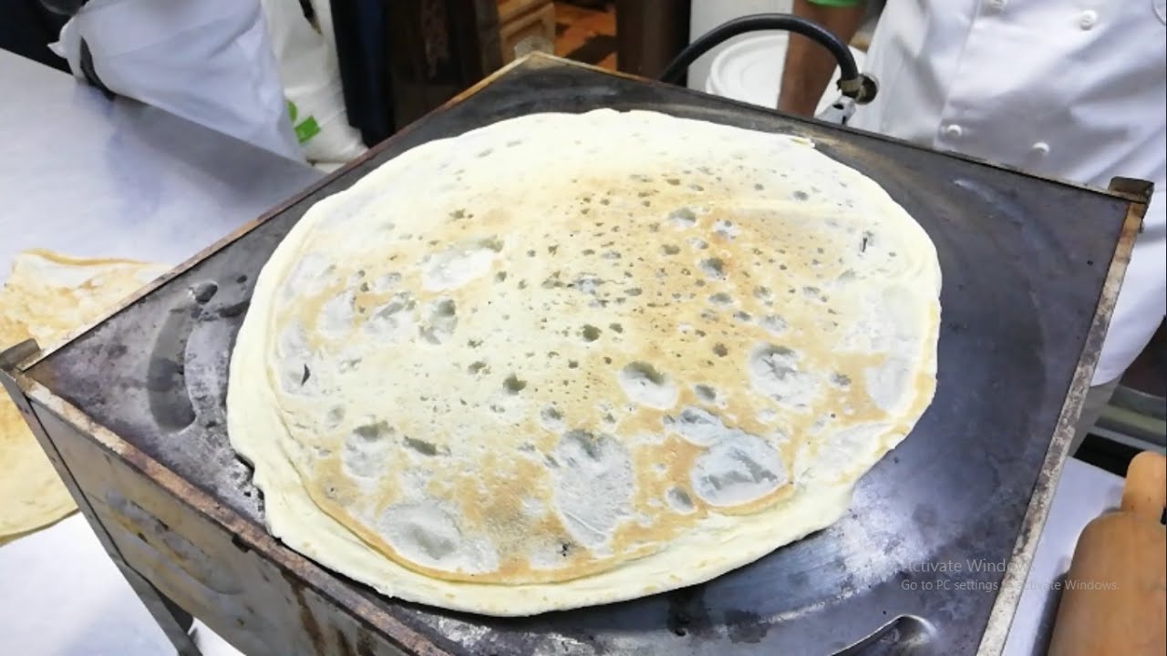 خبز الصاج / هذا الخبز السوري منزلي الصنع وهو من ألذ انواع الخبز / #Bread