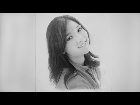 鉛筆画　川口春奈さん