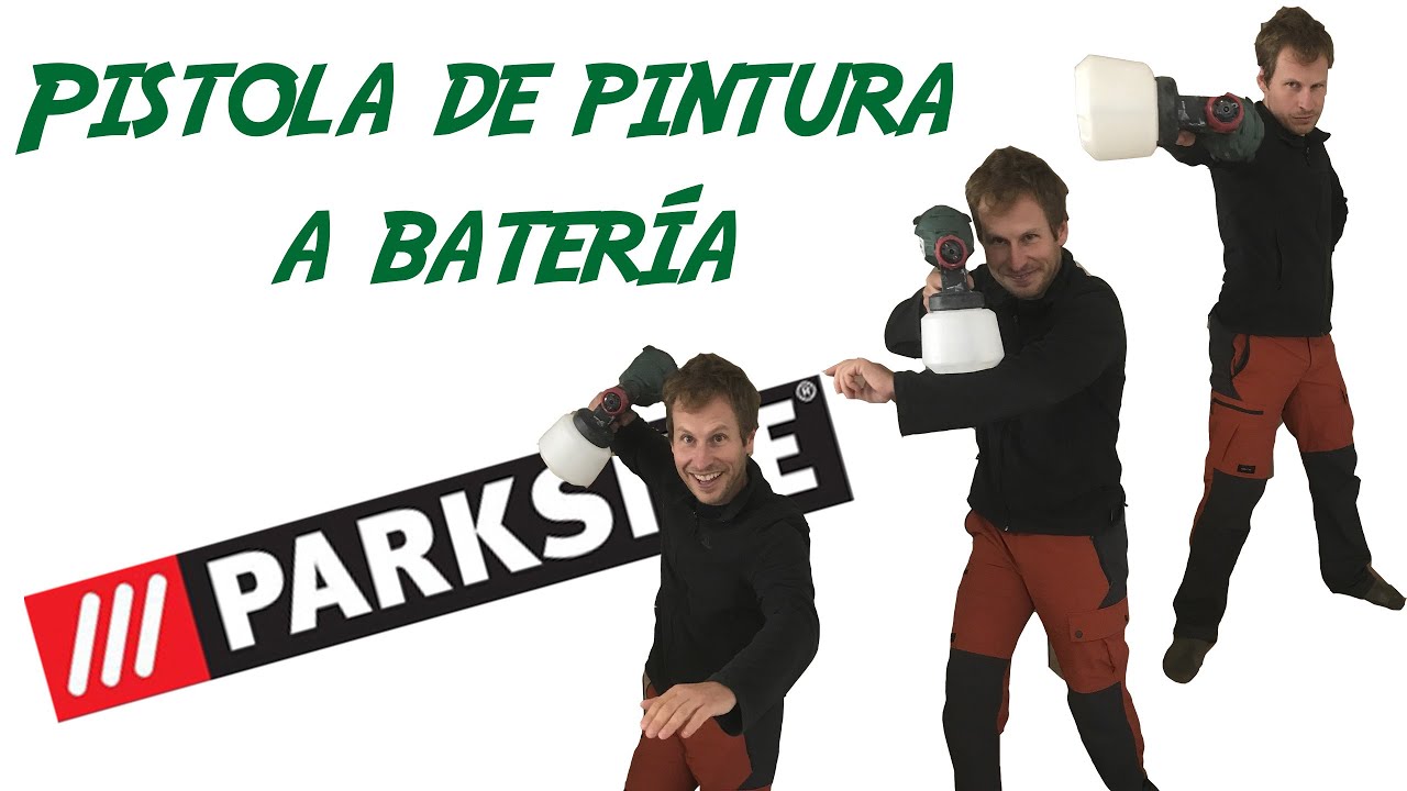 PARKSIDE - Pistola de pintura a batería - con utilización de un medidor de  viscosidad del kit - YouTube