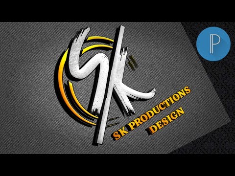 Professional Logo Design How To Make Logo On Pixellab Sk Logo Editing Pixellab Tutorial Youtube
