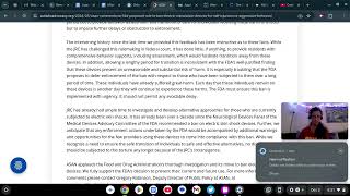 ASAN Response to FDA 2023 New Proposed Rule on the GED 9
