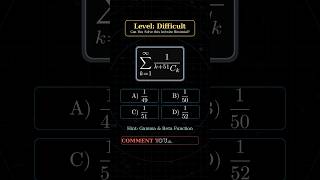 Application of Beta Function in Binomial Theorem 🪅