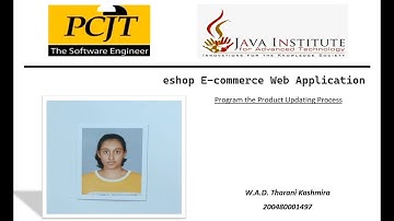 Web Project Task 14 | 1st Year | Java Institute | Tharani Kashmira