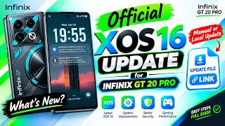 XOS 16 Update for Infinix GT 20 Pro with All New Optimized XOS 16 Features 