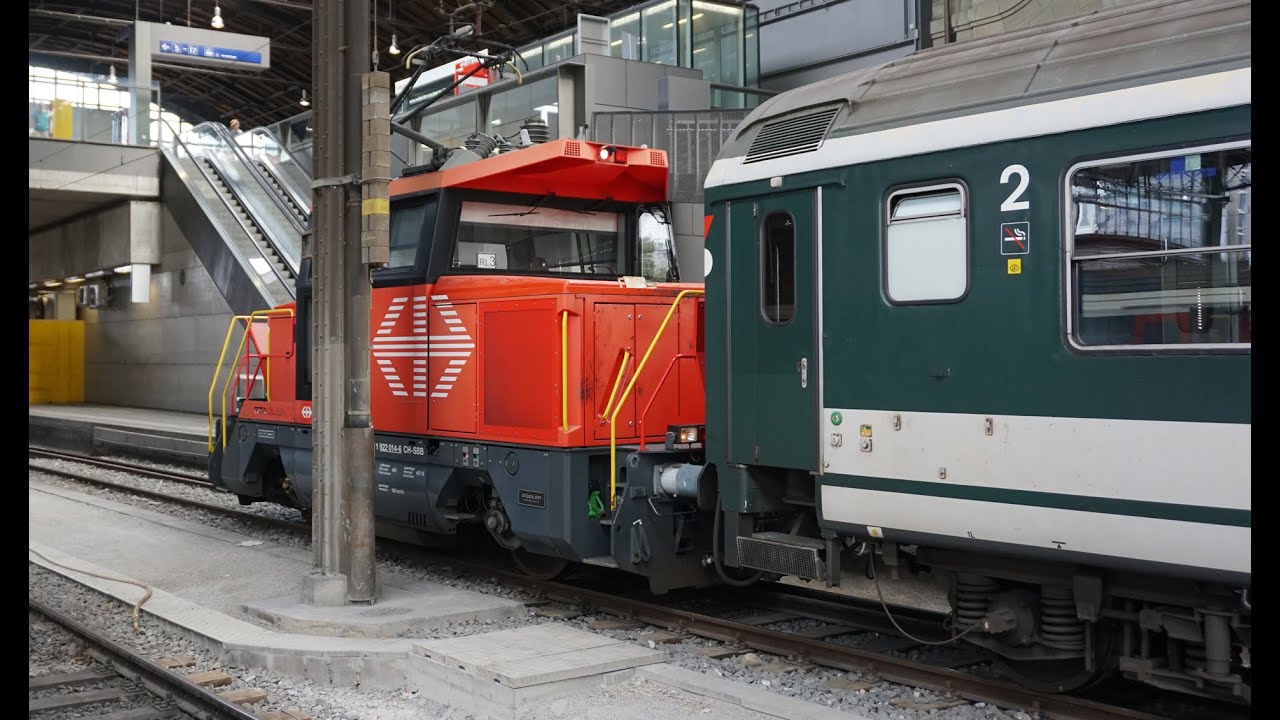 Railfanning Basel Switzerland Main Station