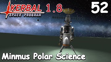 Minmus Polar Science - KSP 1.8 - Science Game - Let