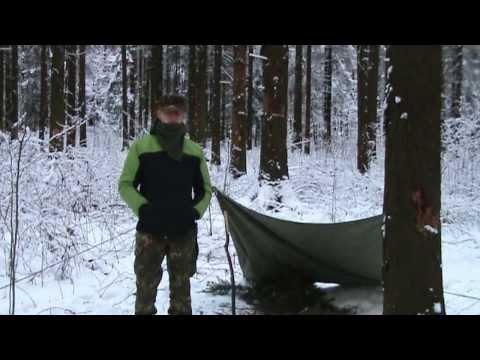 Укрытие из плащ-палатки