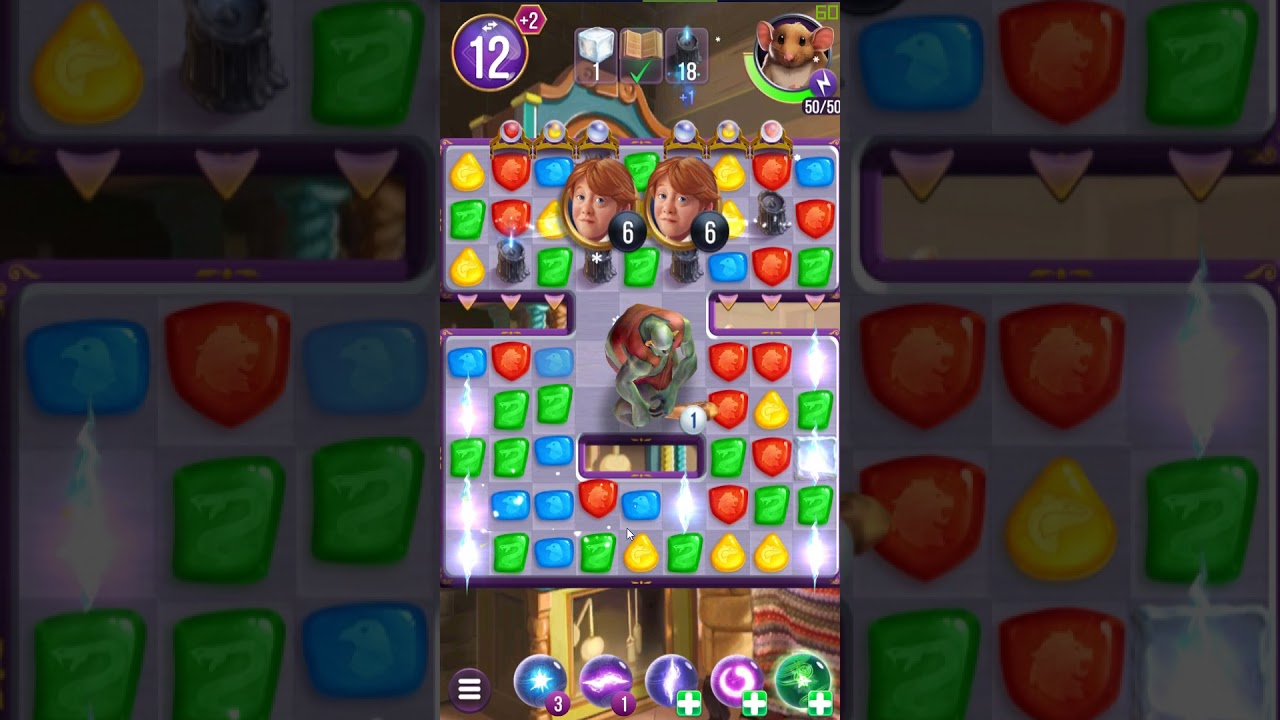 Harry Potter: Puzzles & Spells level 796 no boosters
